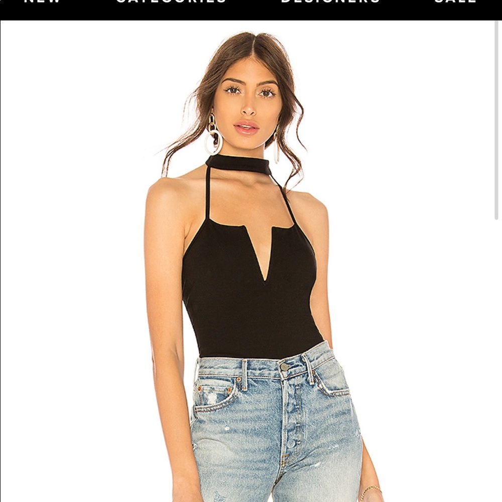 Black Bodysuit By The Way NWT